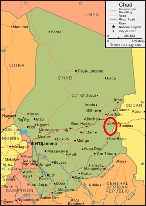 خرائط واعلام تشاد  2012 -Maps and flags of Chad 2012