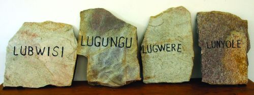 The four language memorial stones